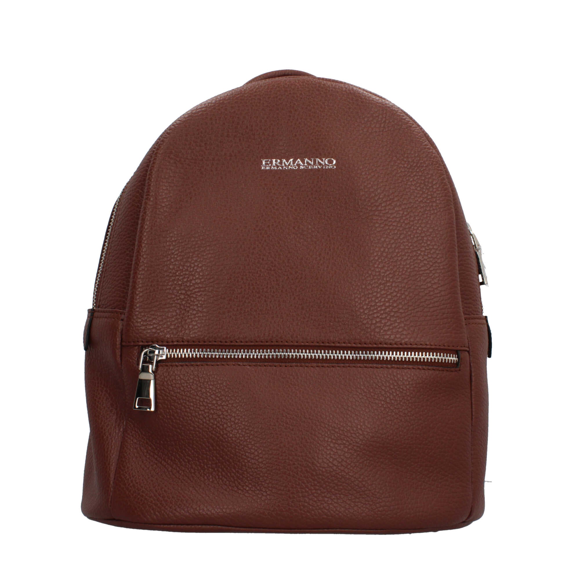 Zaino Ermanno Scervino in pelle con tasca frontale