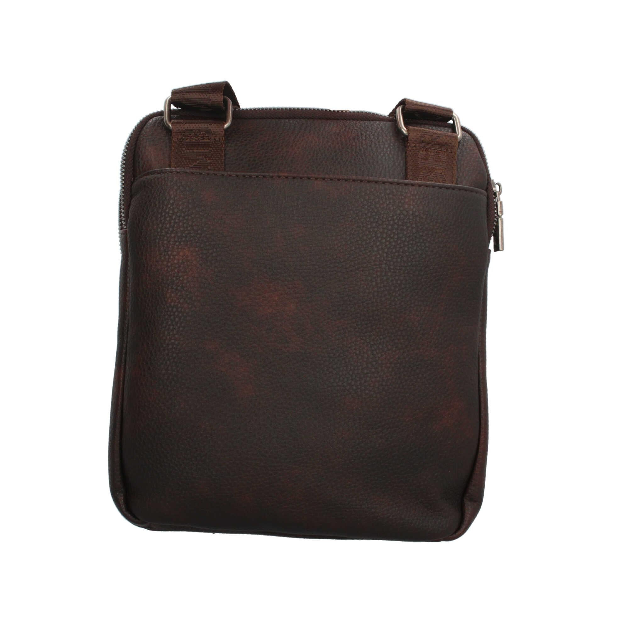Borsello Lumberjack in pelle con tasca frontale
