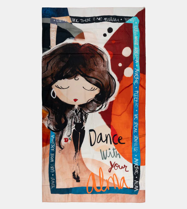 Telo mare Anekke con grafica artistica e design esclusivo Arancione TU | Giò Fashion
