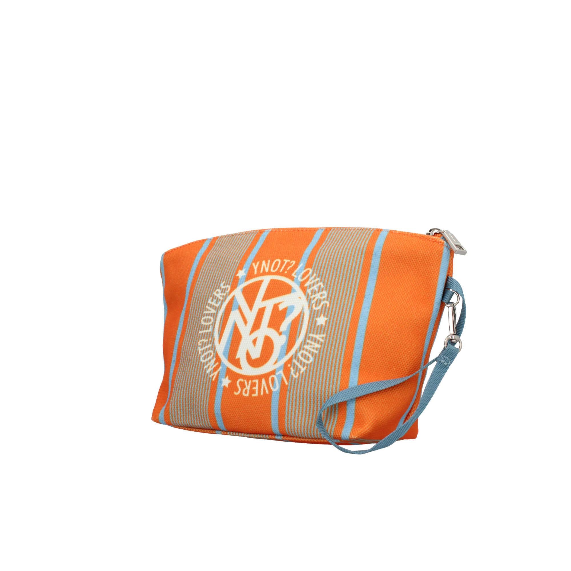 Y Not Pochette a Strisce con Dettaglio Logo