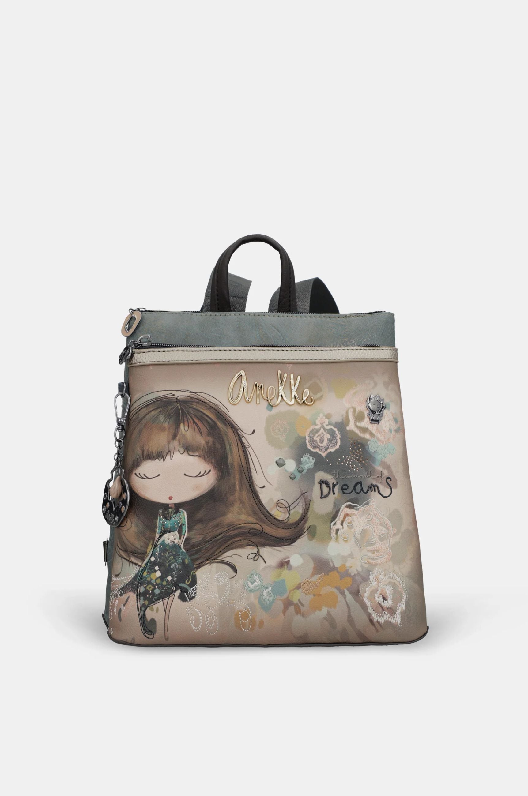 Zaino Anekke The World of Dreams con tasca frontale Beige TU | Giò Fashion