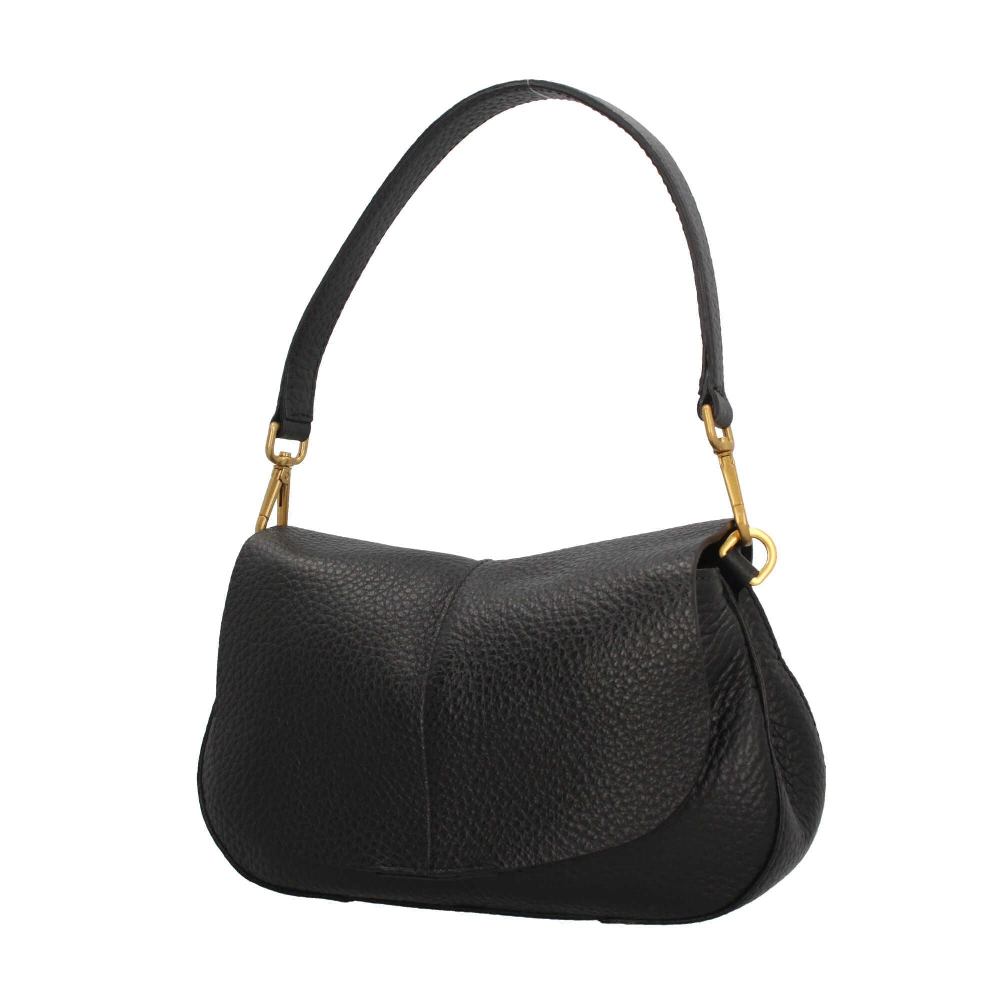 Gianni Chiarini Helena Round Borsa a Tracolla Glamour in Pelle Grana M