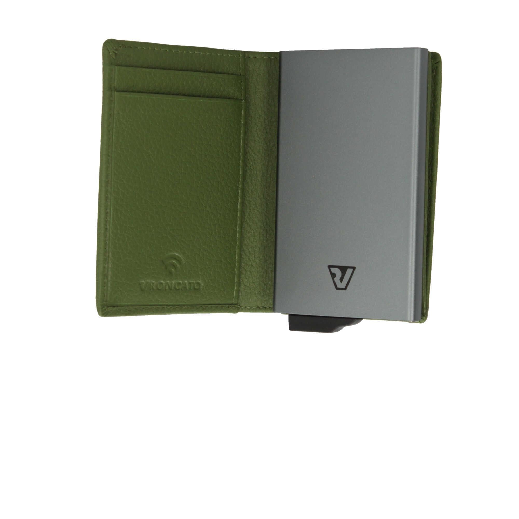 Portacarte di credito in pelle con RFID