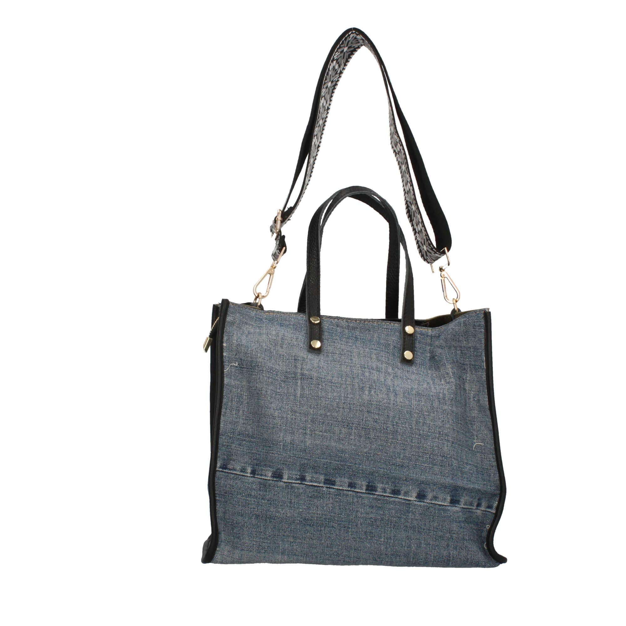 Borsa a mano in Denim Made in Italy