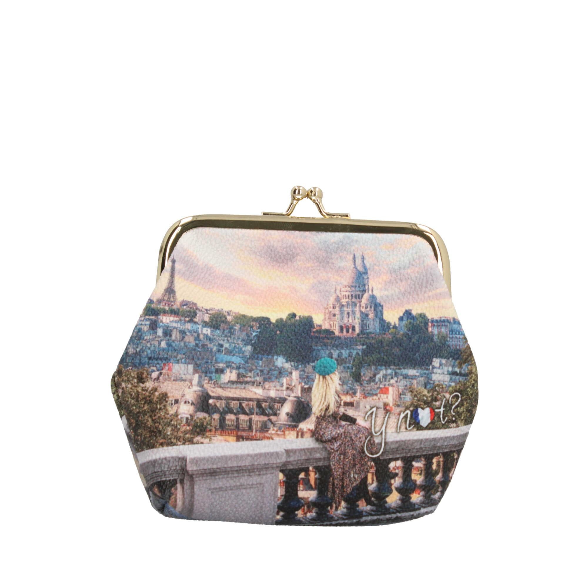 Portamonete Y Not con Chiusura a Scatto