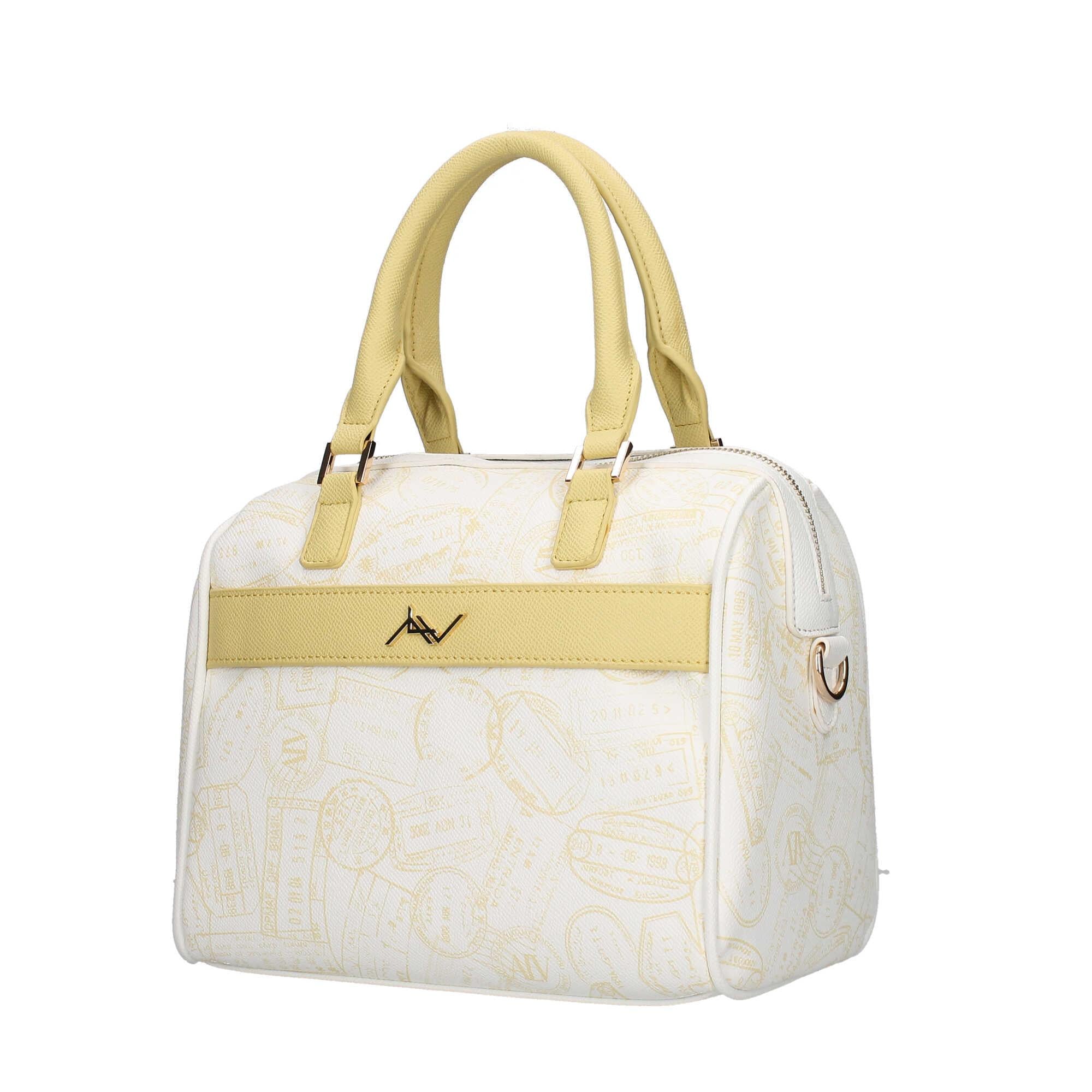 Borsa a mano in pelle con catena
