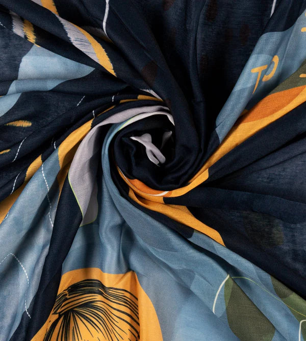 Sciarpa Anekke Love The Earth con stampa artistica