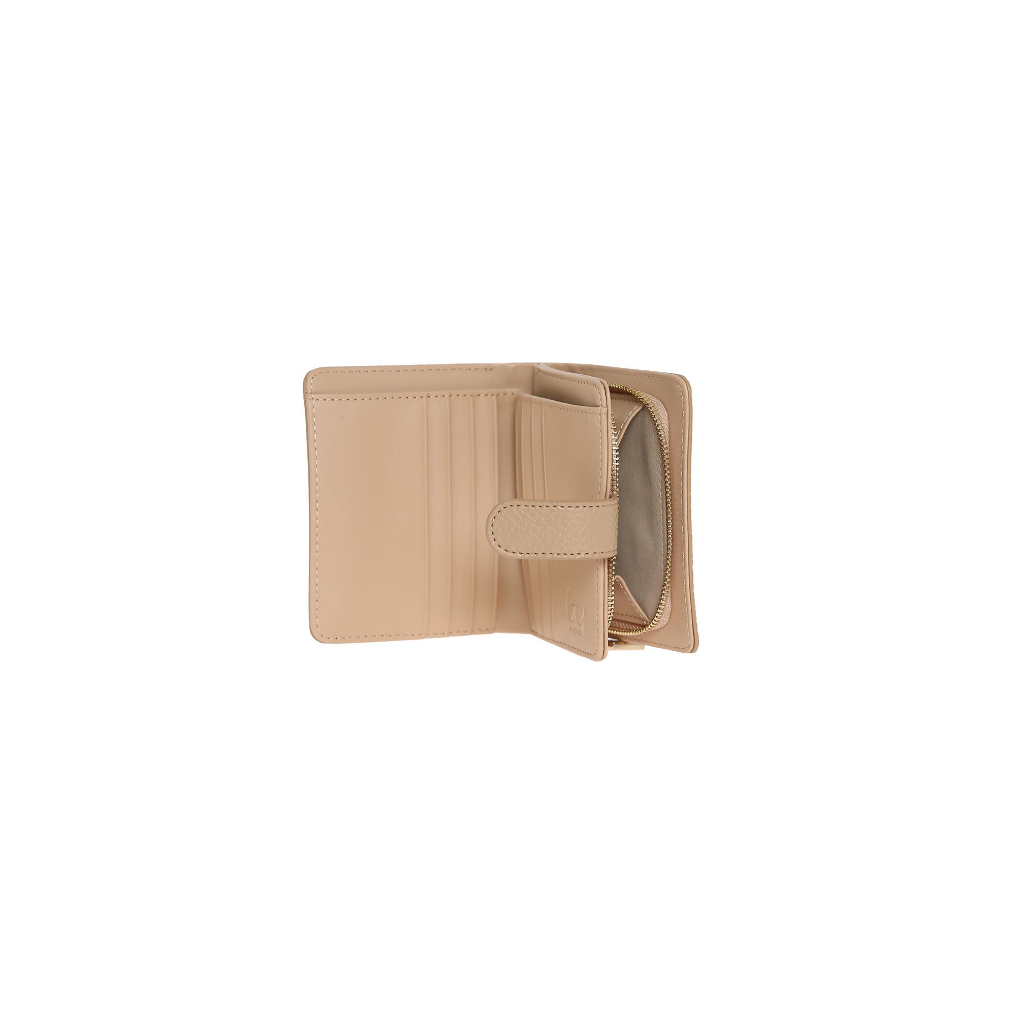 Portafoglio By Byblos compatto con chiusura a bottone Beige TU | Giò Fashion