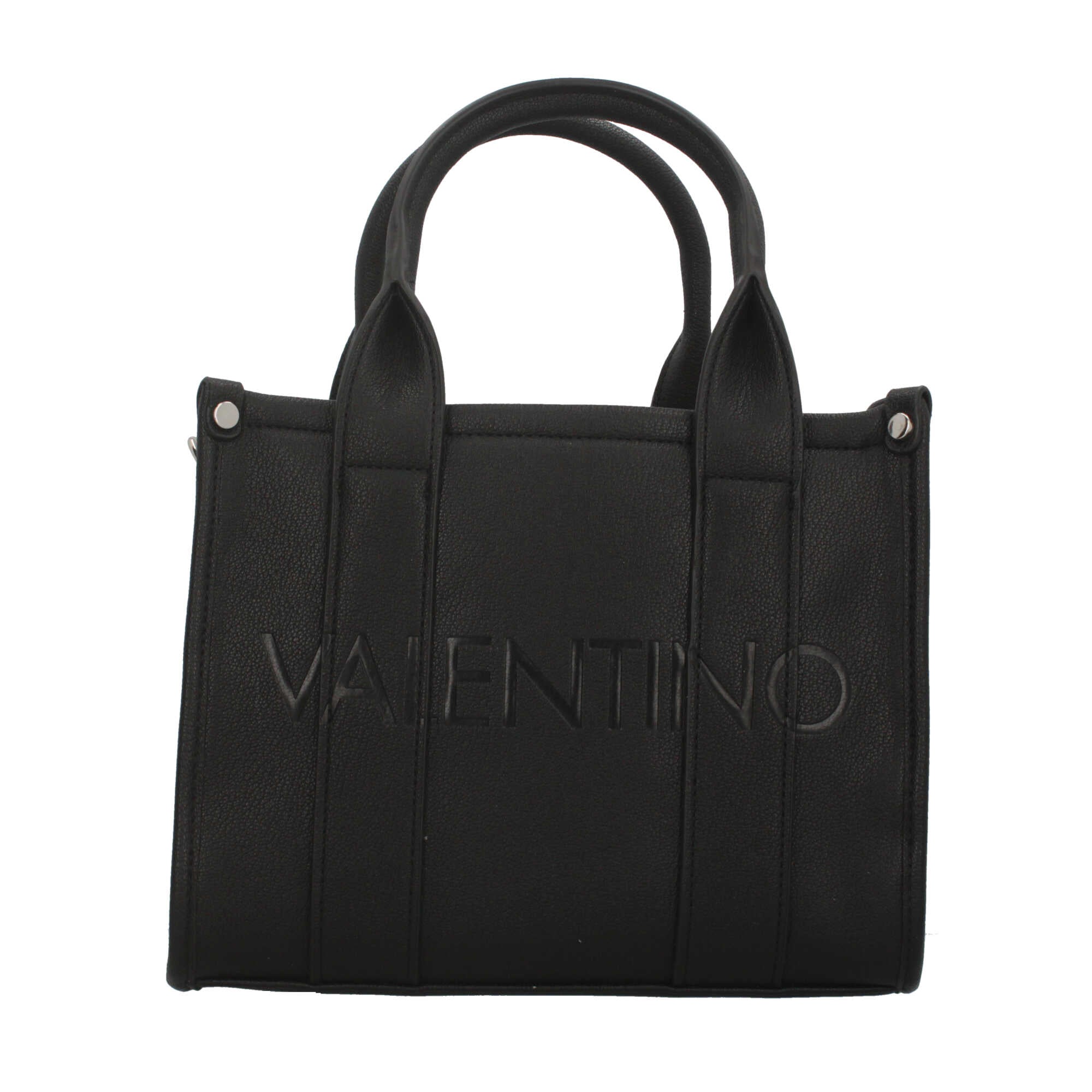 Borsa Valentino con doppio manico e tracolla regolabile Nero TU | Giò Fashion