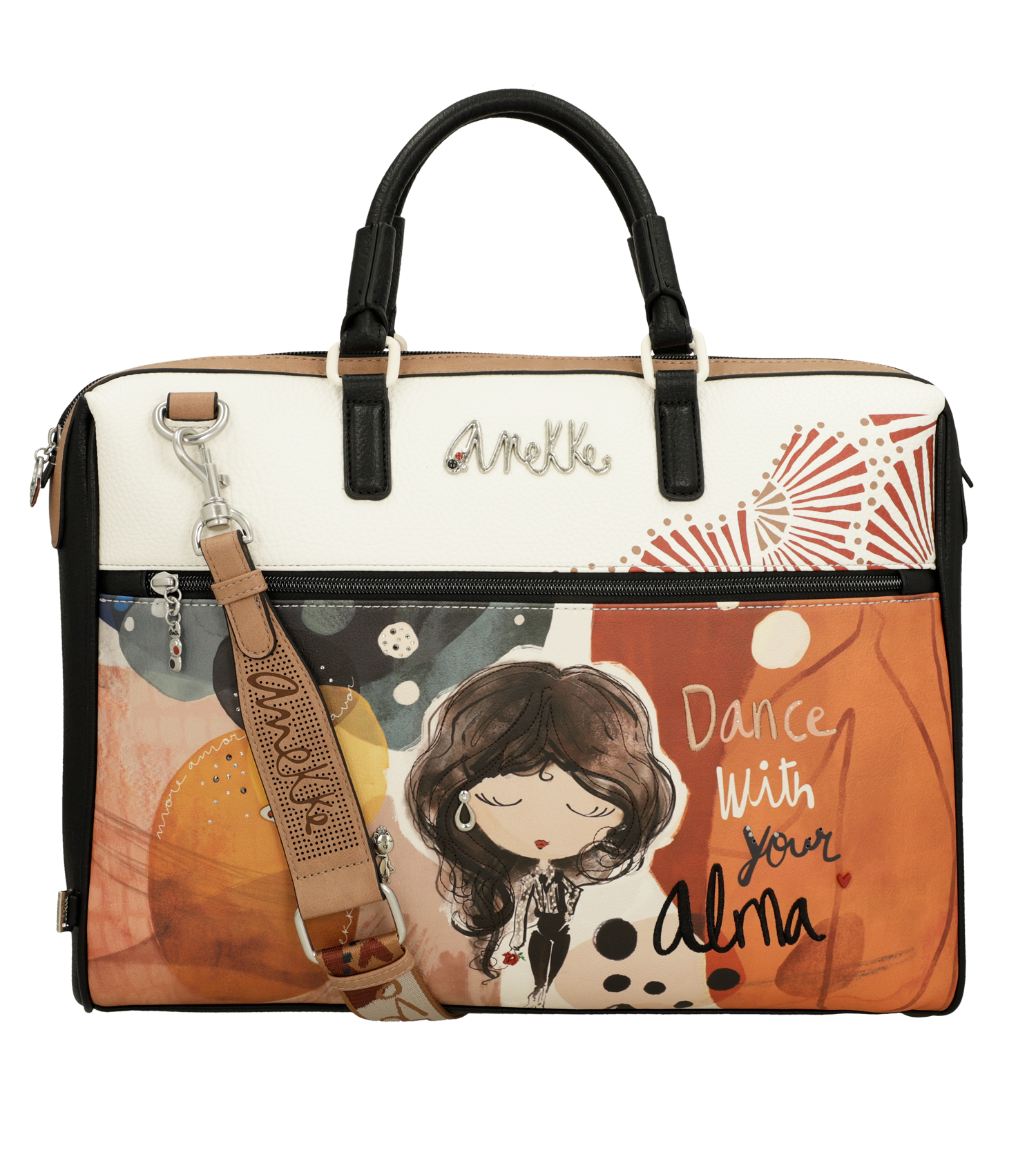 Borsa porta PC Anekke elegante e funzionale con design distintivo Arancione TU | Giò Fashion