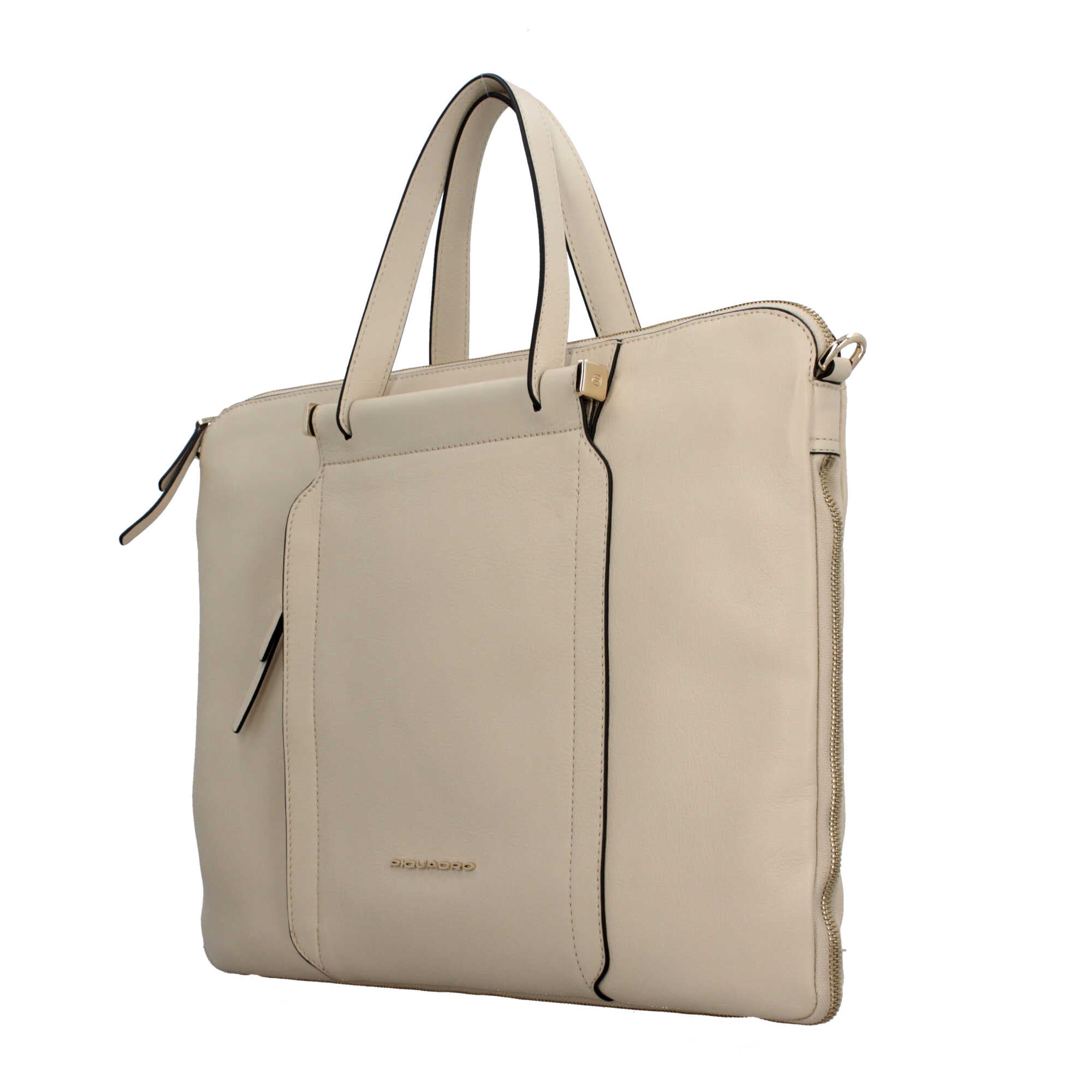 Cartella porta PC in pelle Piquadro con tracolla sganciabile