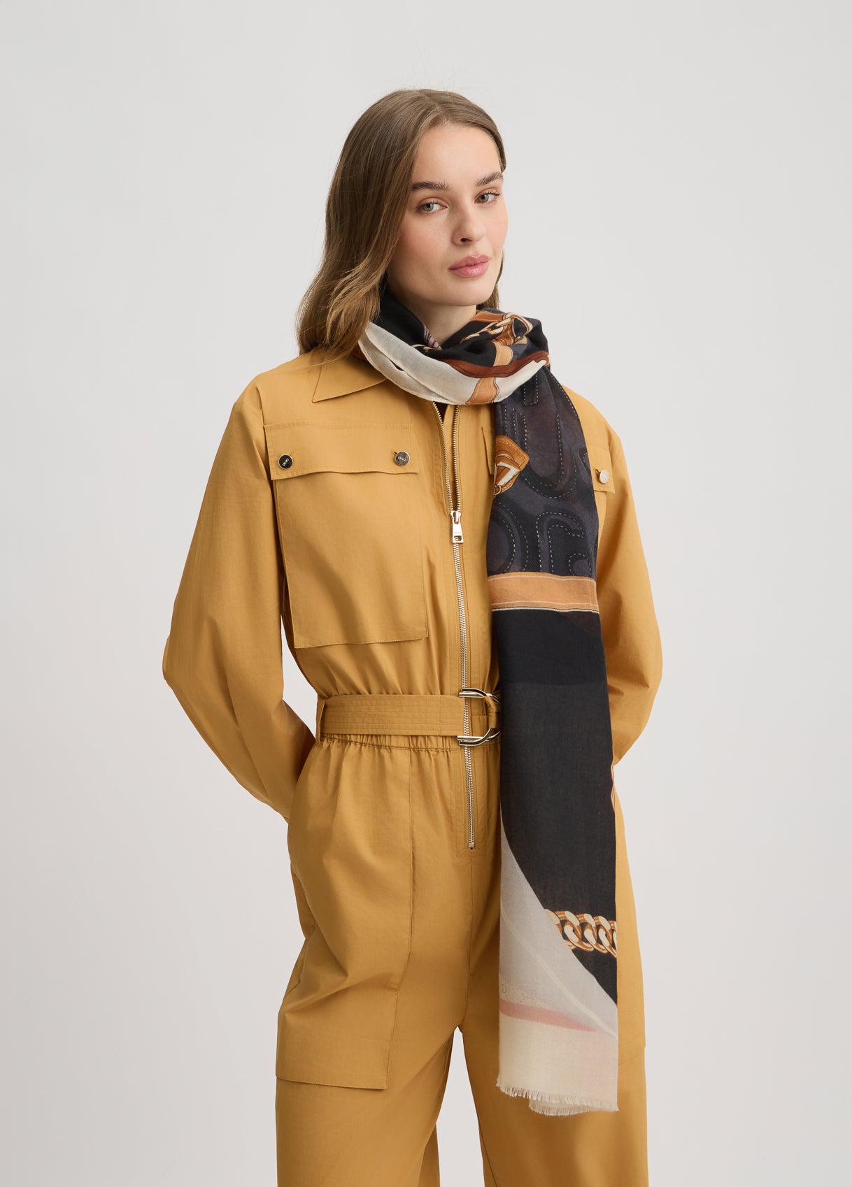Foulard Donna Liu Jo con Motivo Catena e Design Elegante