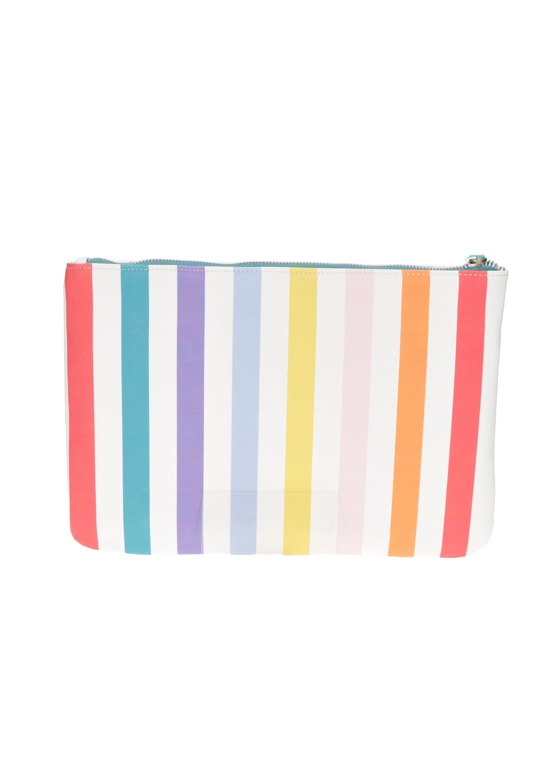 Pochette KUVE con fantasia a righe verticali