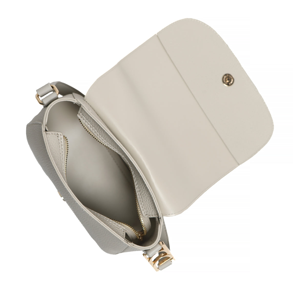 Borsa a tracolla By Byblos con patta e logo frontale