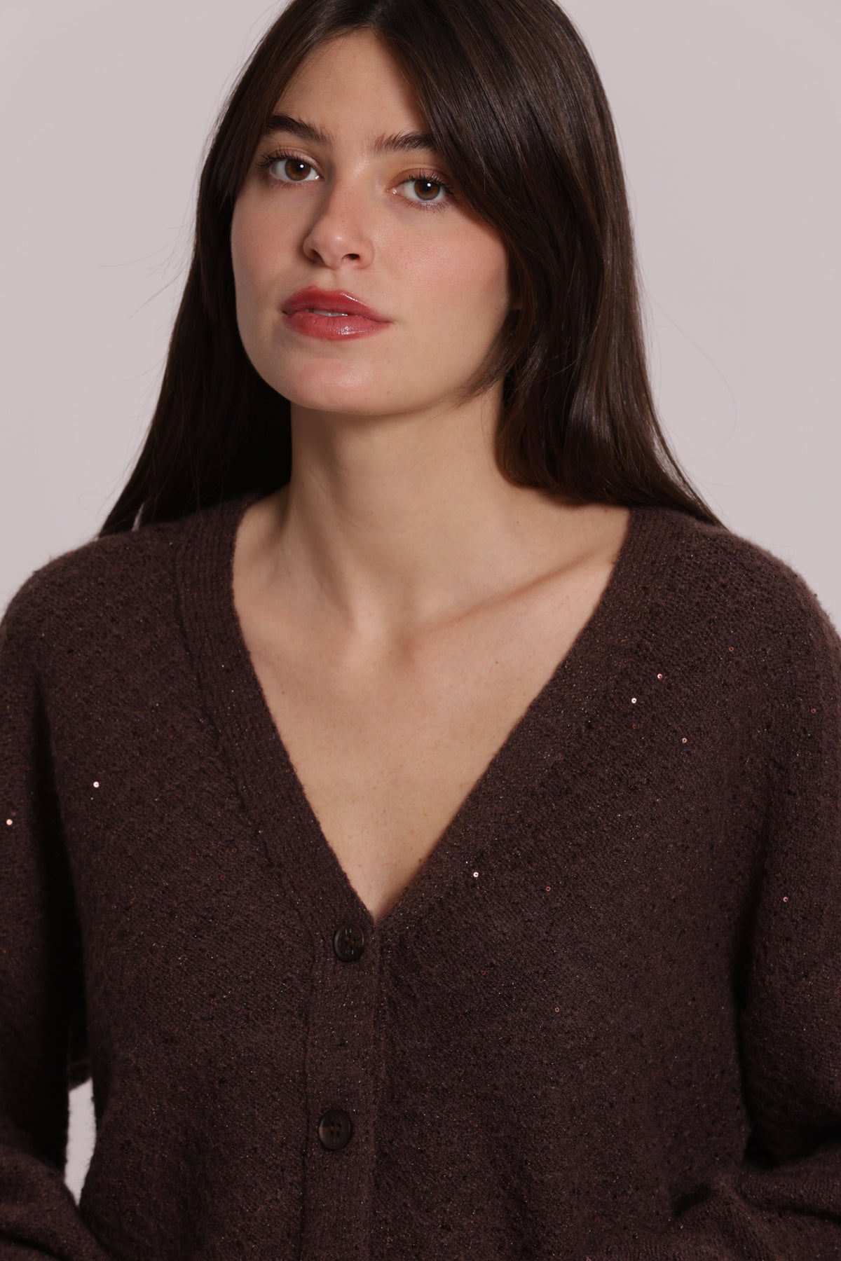 Cardigan Donna Mimi Mua con Paillettes