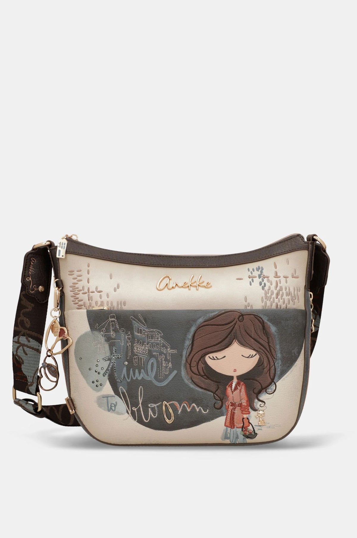 Borsa a Tracolla Donna Anekke Media Espandibile