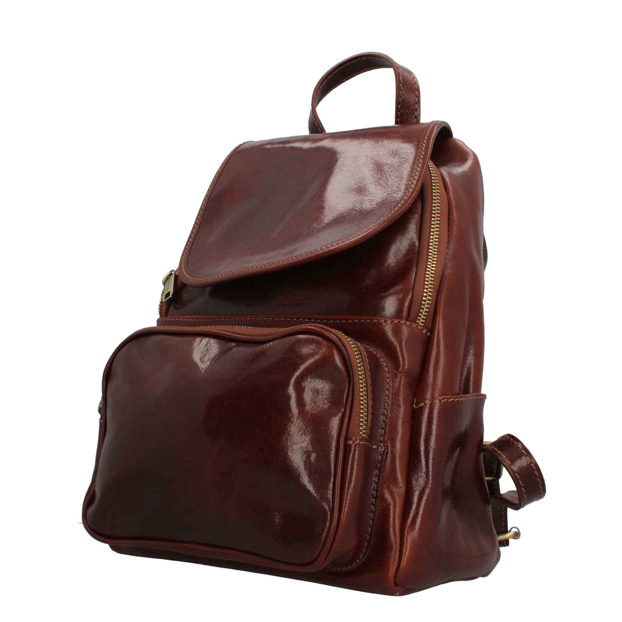 Zaino in vera pelle artigianale Il Giglio Made in Italy