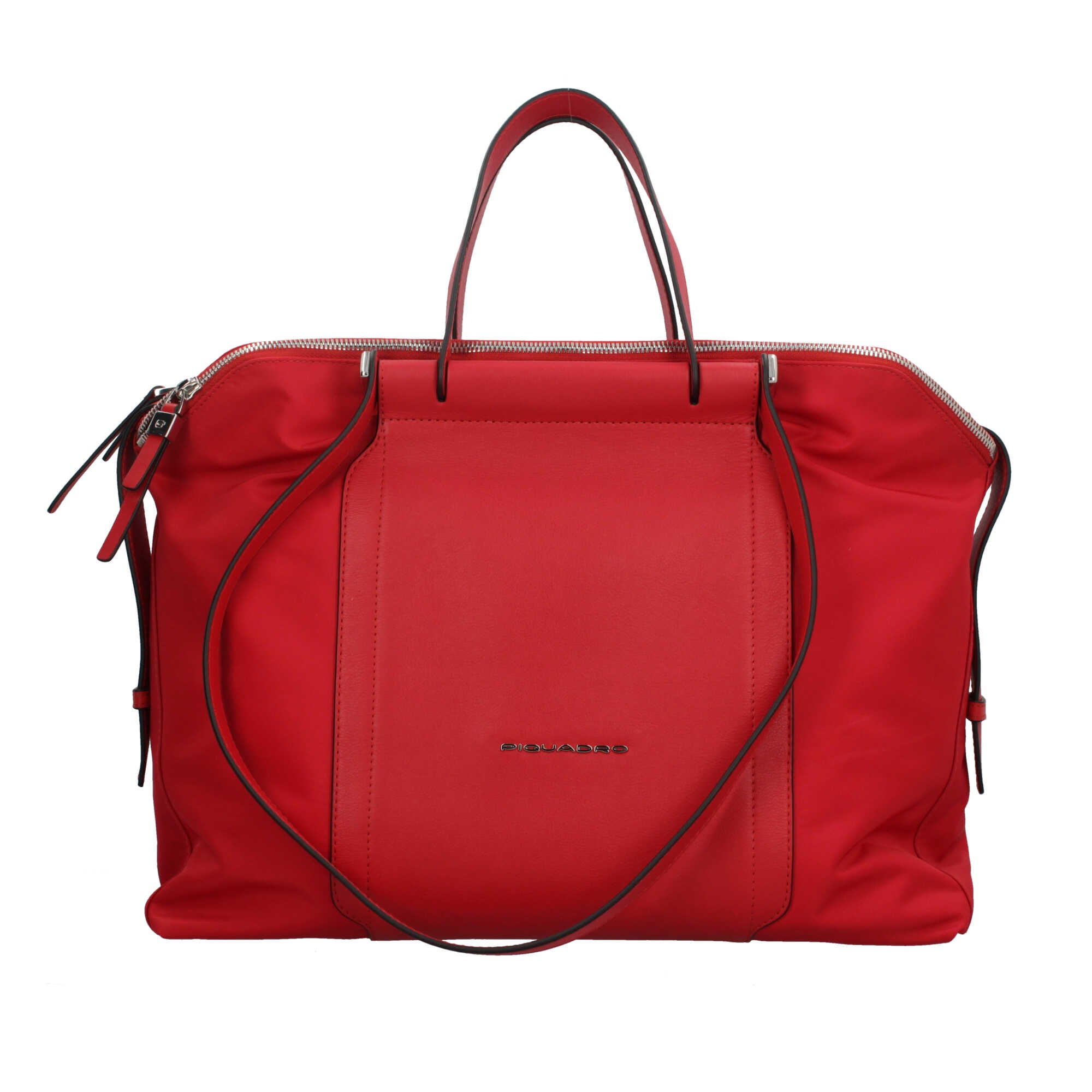 Piquadro borsa porta PC 14" in pelle con protezione antiurto e scomparti organizzati