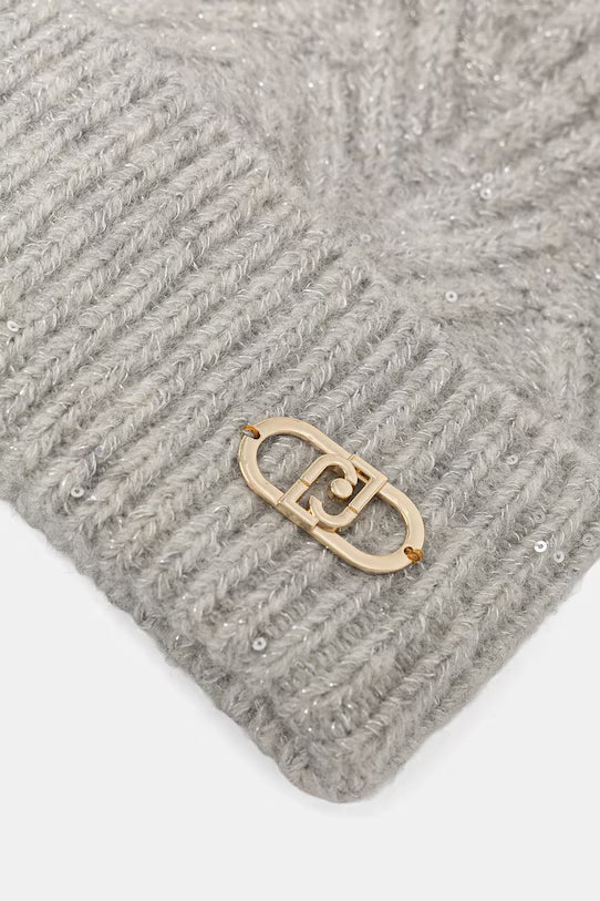 Cappello Liu Jo con pompon e dettagli luminosi