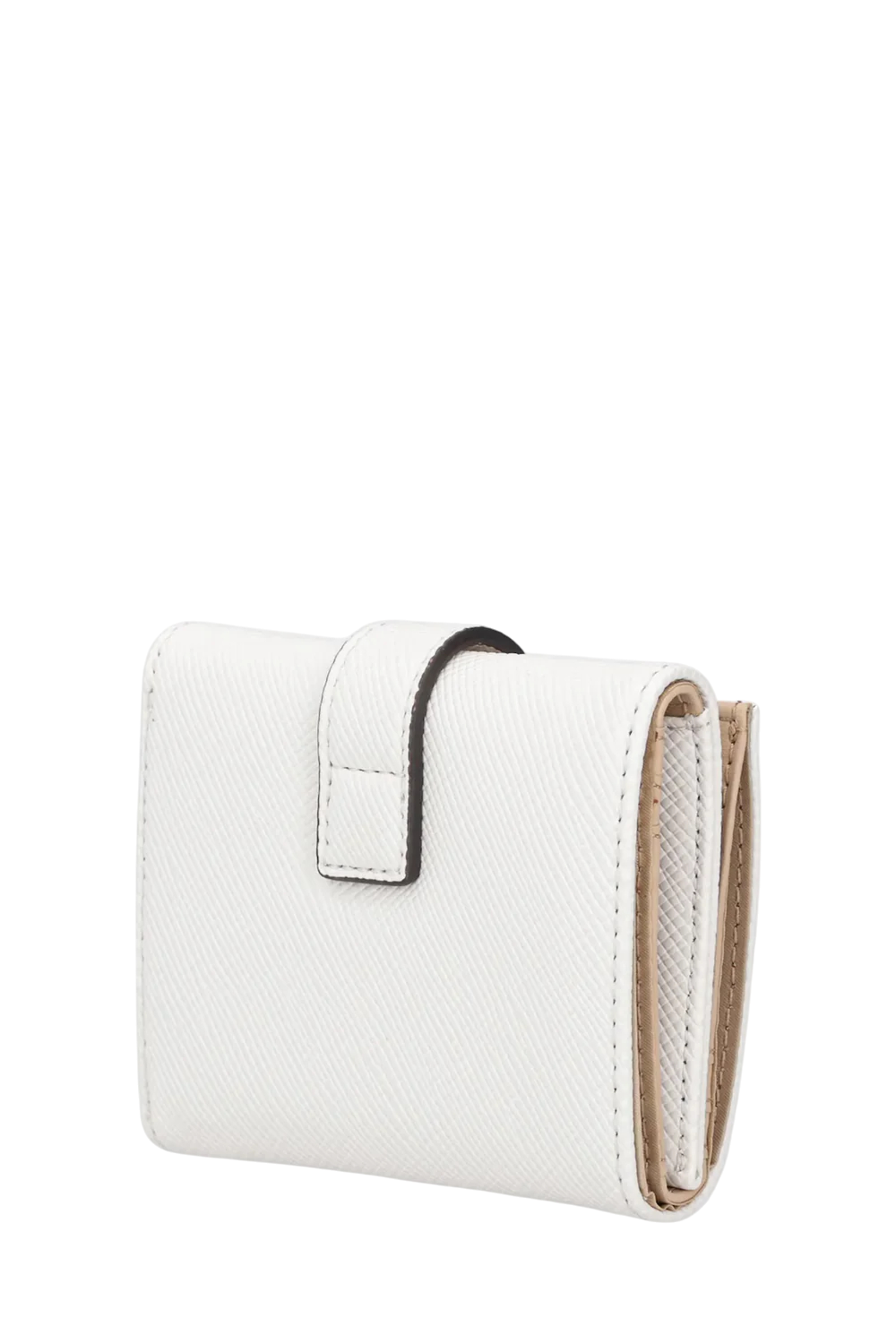 Portafoglio Guess zip-around con logo ricamato