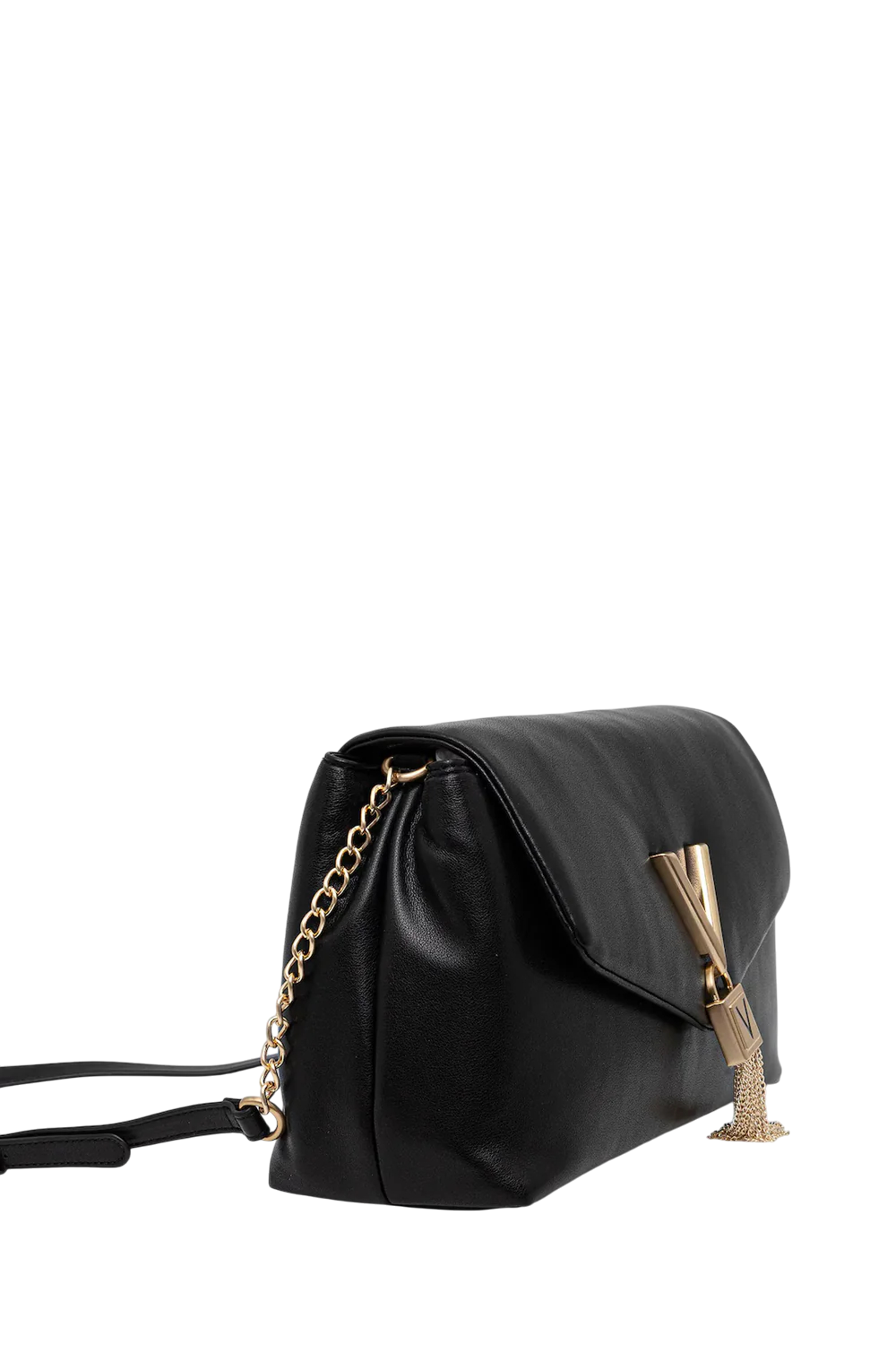 Valentino borsa a tracolla donna con patta e dettaglio V