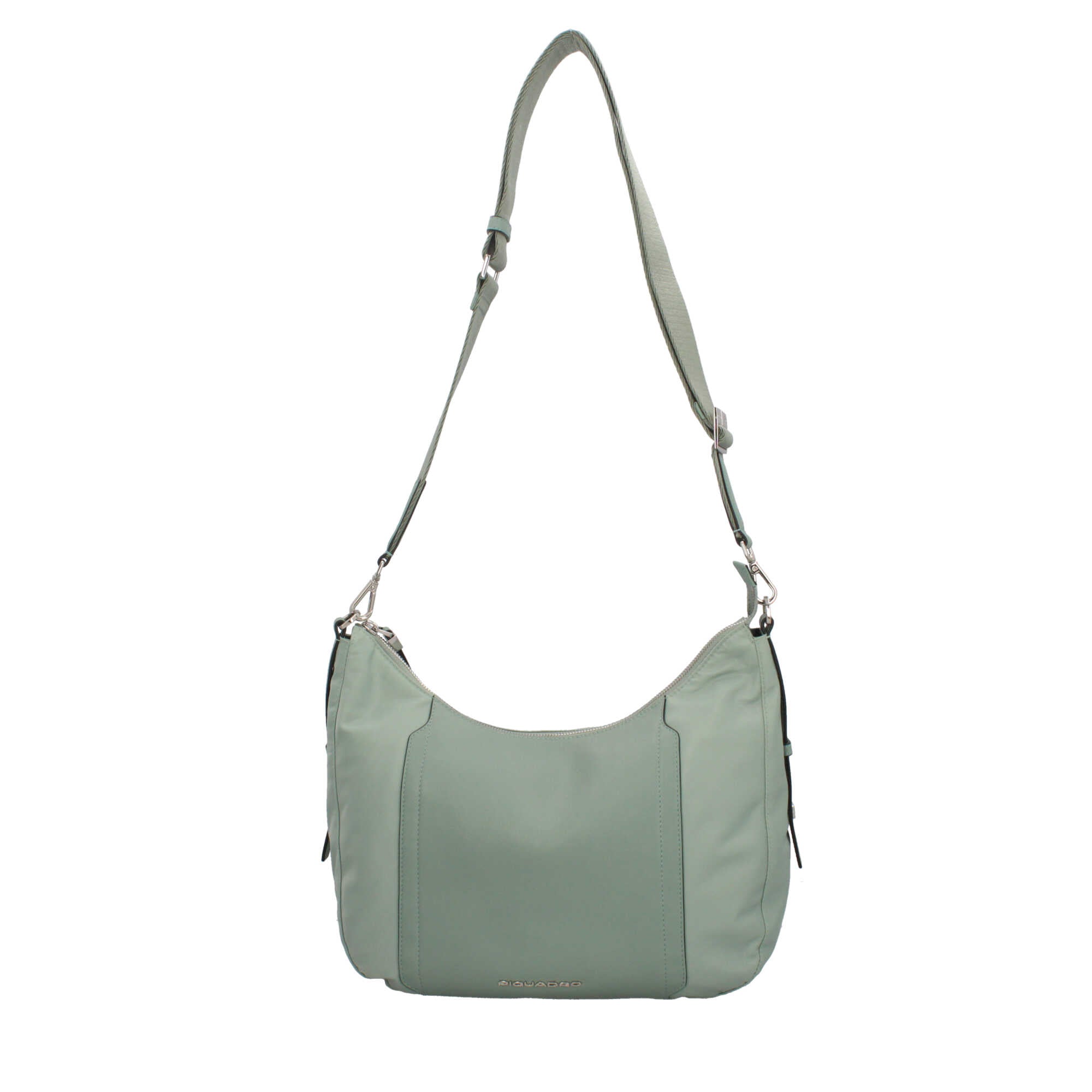 Piquadro borsa a tracolla in pelle con scomparto per iPad e protezione RFID