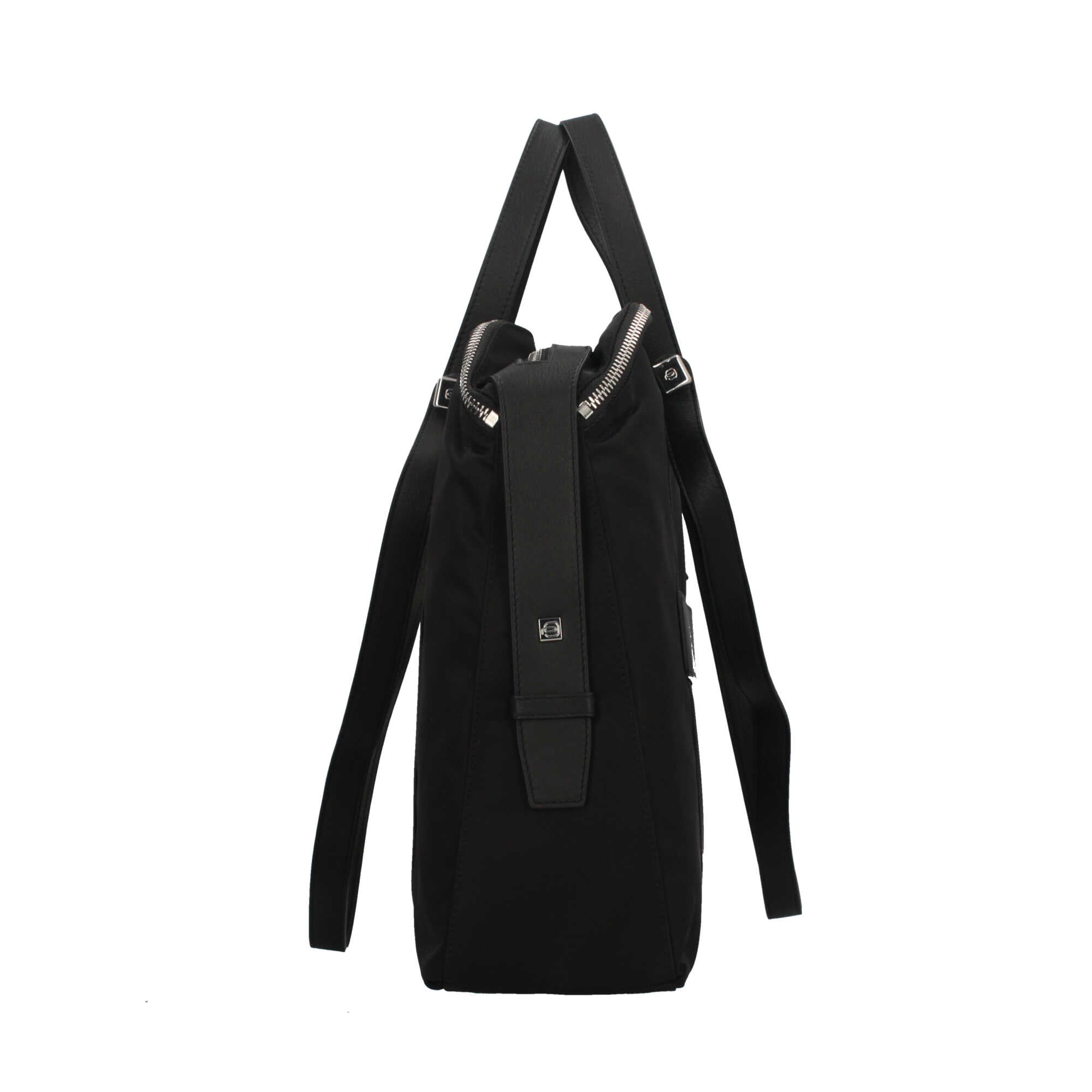 Piquadro borsa porta PC 14" in pelle con protezione antiurto e scomparti organizzati