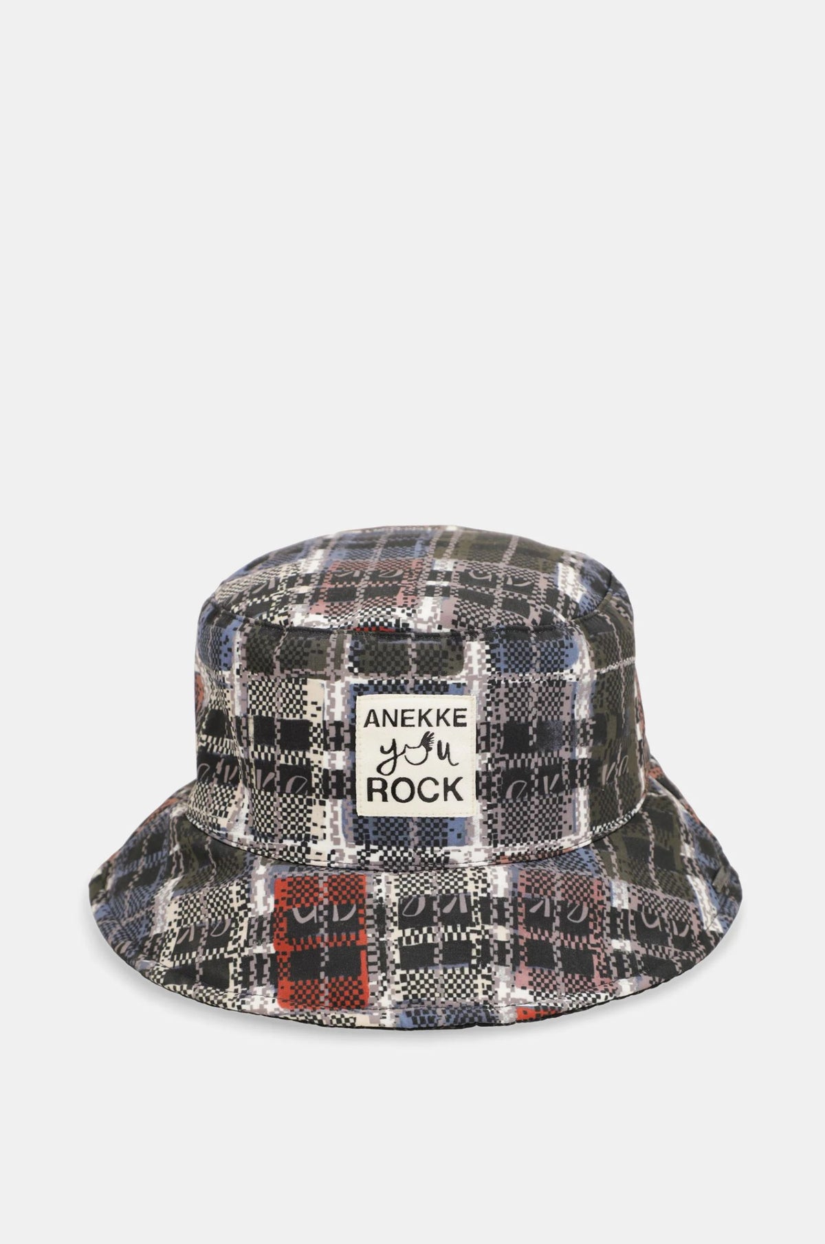 Cappello Pescatore Donna Anekke Reversibile con Fantasia Rock e Logo Ricamato