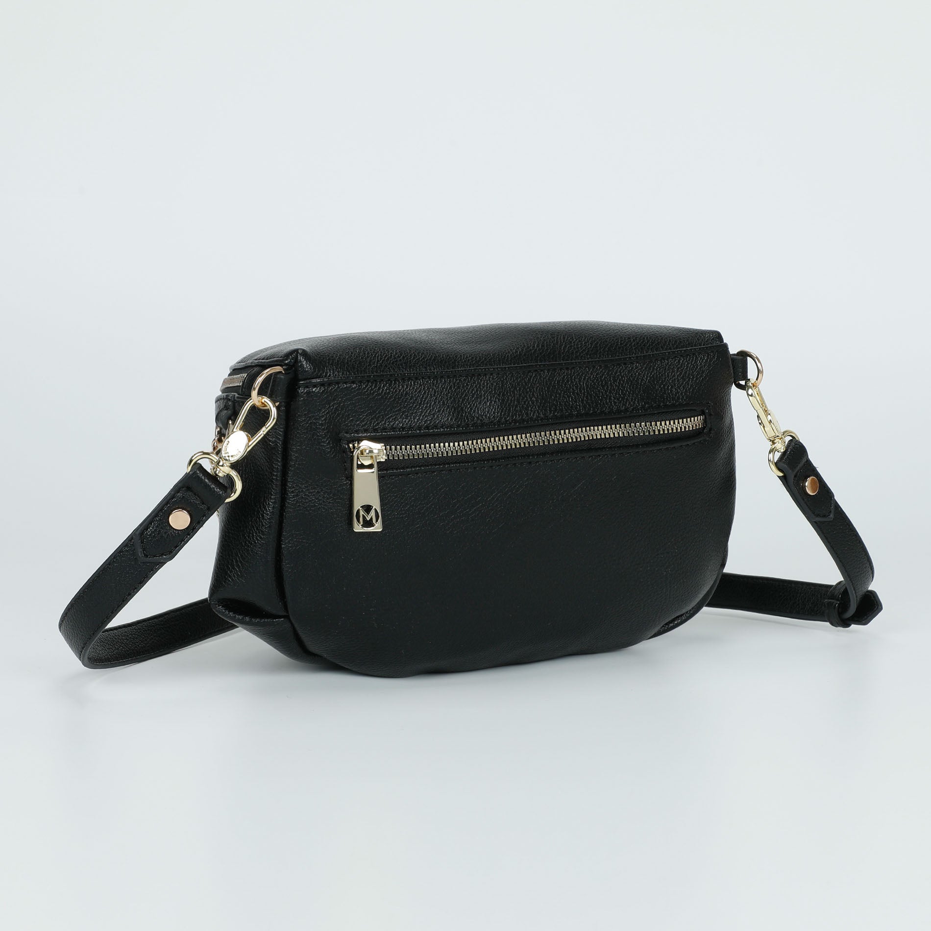 Mimi Mua marsupio con catena decorativa e chiusura zip