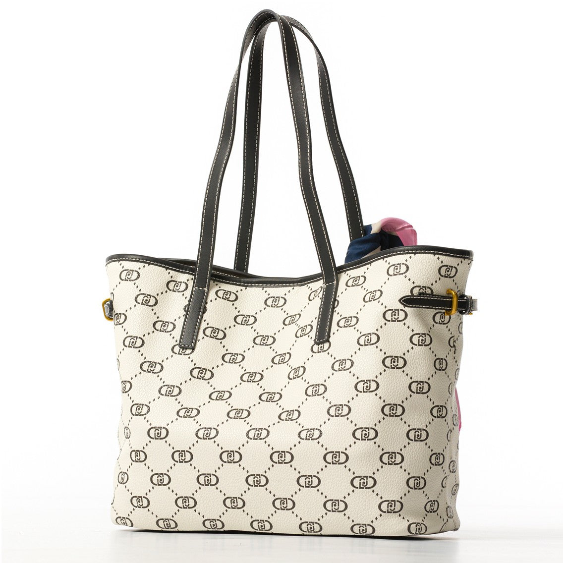 Borsa tote Liu Jo con stampa monogram e foulard decorativo