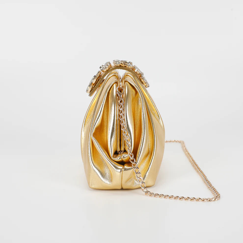 Borsa da sera donna Mimi Mua con dettaglio gioiello