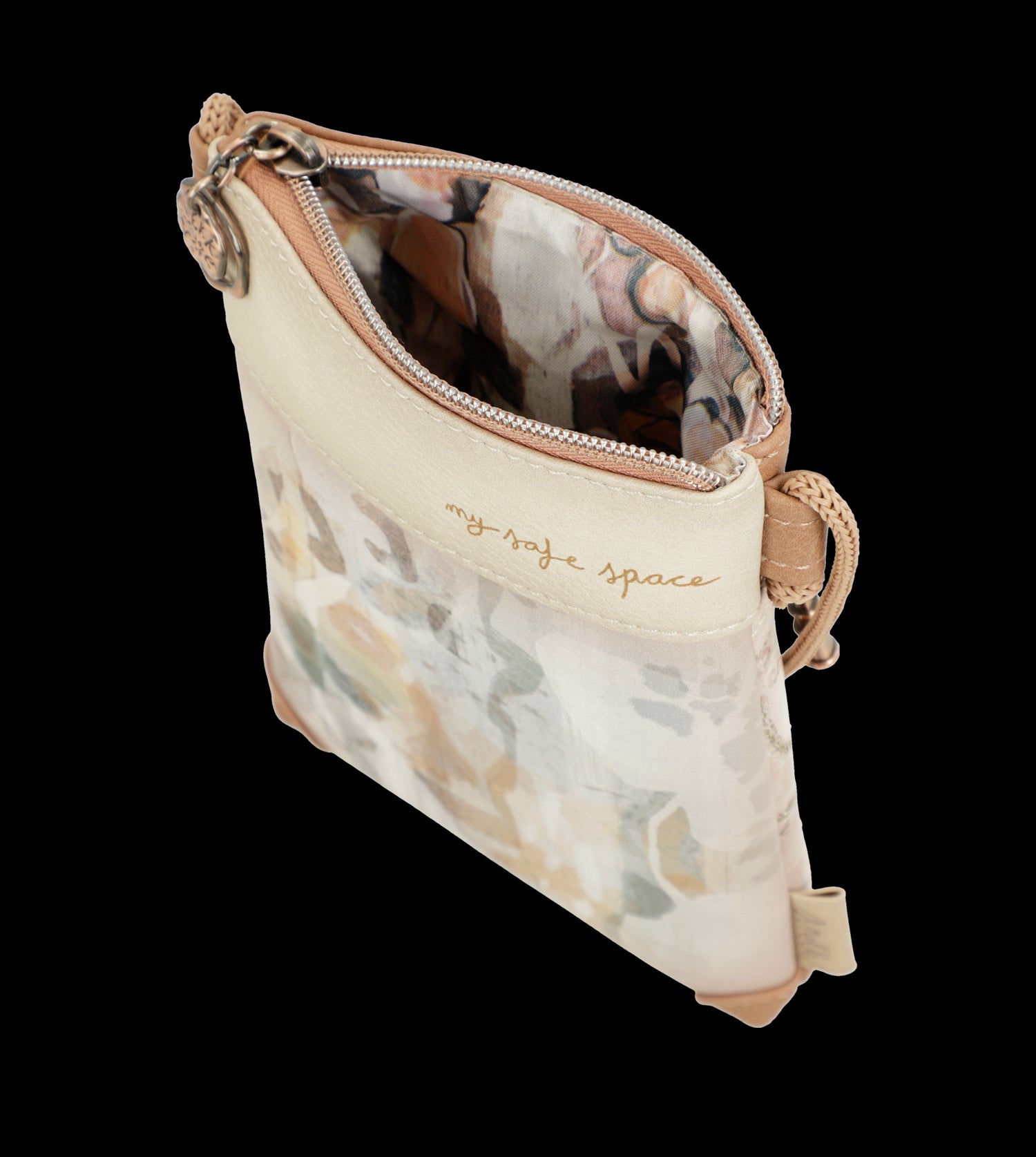 Borsa a tracolla piccola Anekke con design artistico e dettagli raffinati