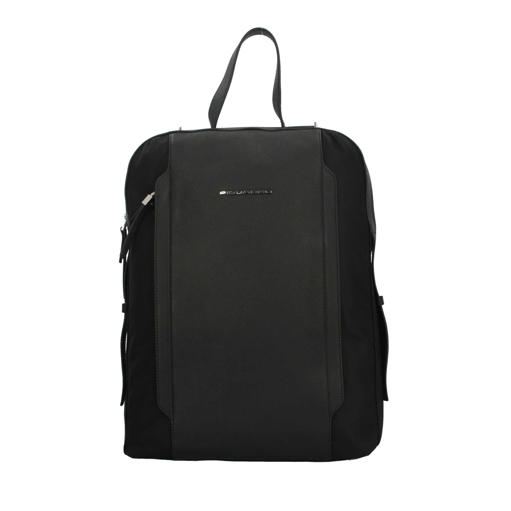 Piquadro zaino porta PC 14" in pelle con protezione antiurto e RFID