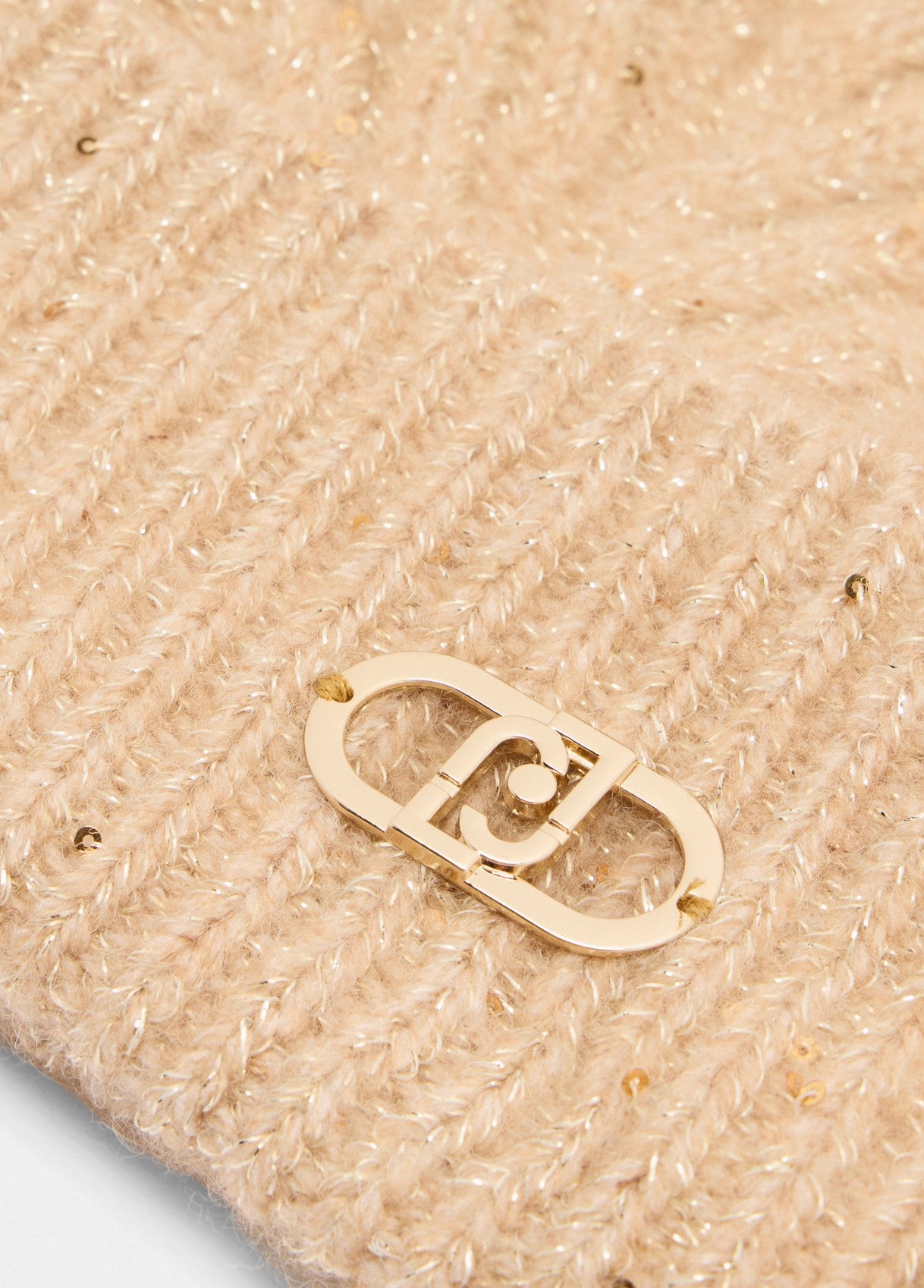 Cappello Liu Jo con pompon e dettagli luminosi