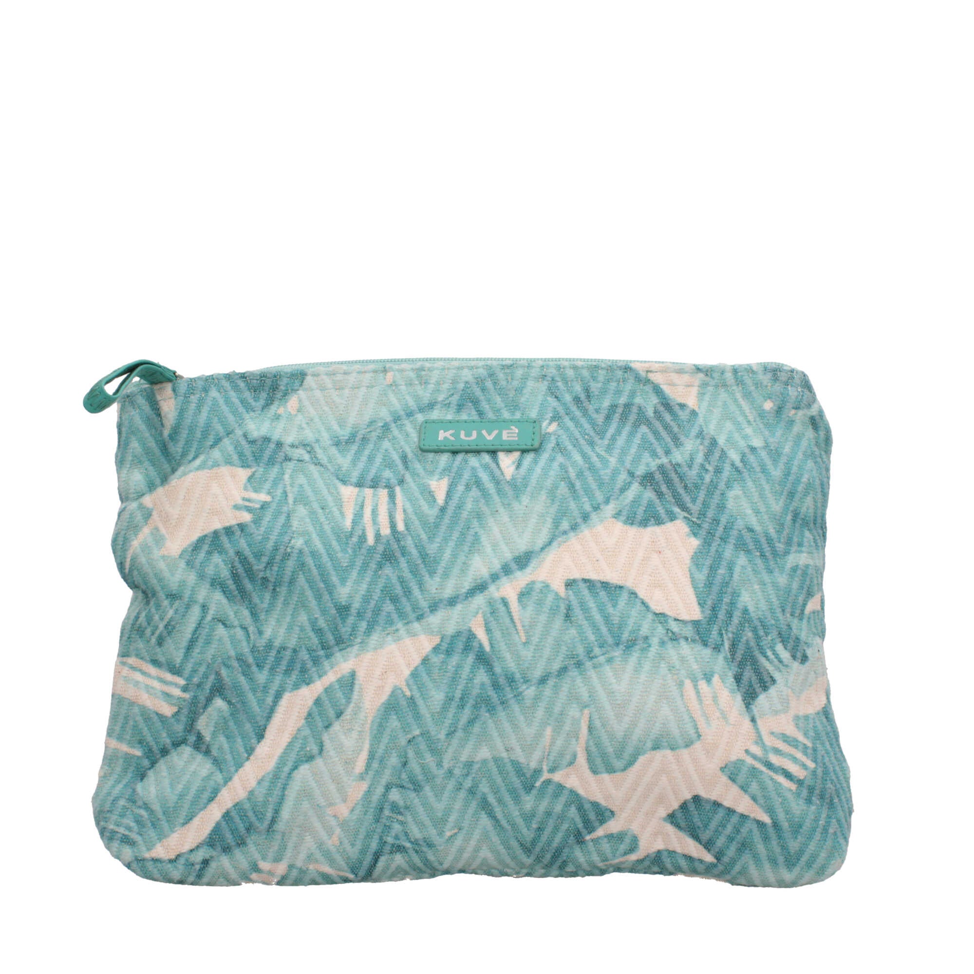 Pochette termica Kuve in tessuto fantasia tropicale