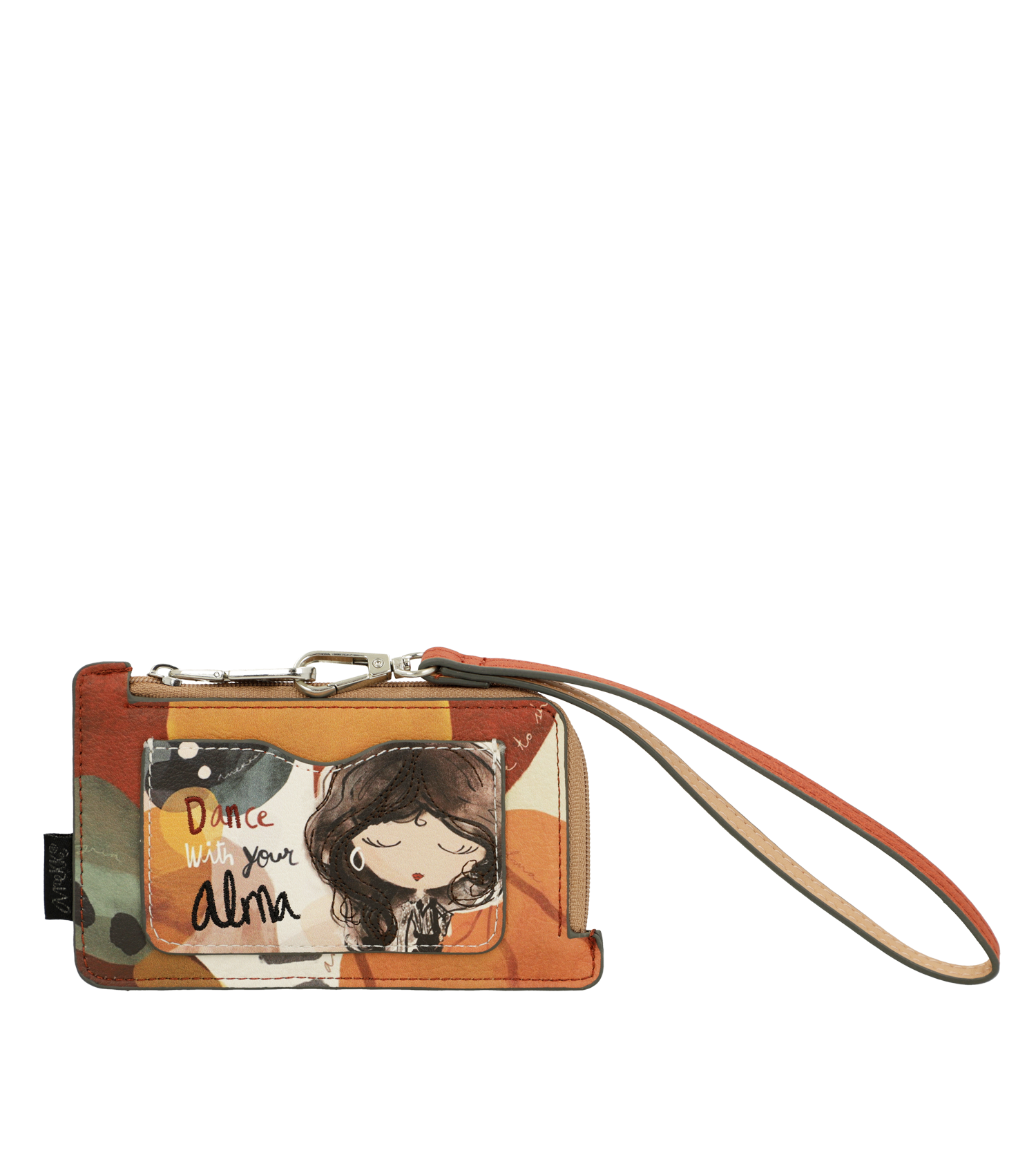 Portafoglio con laccetto Anekke compatto e stiloso Arancione TU | Giò Fashion