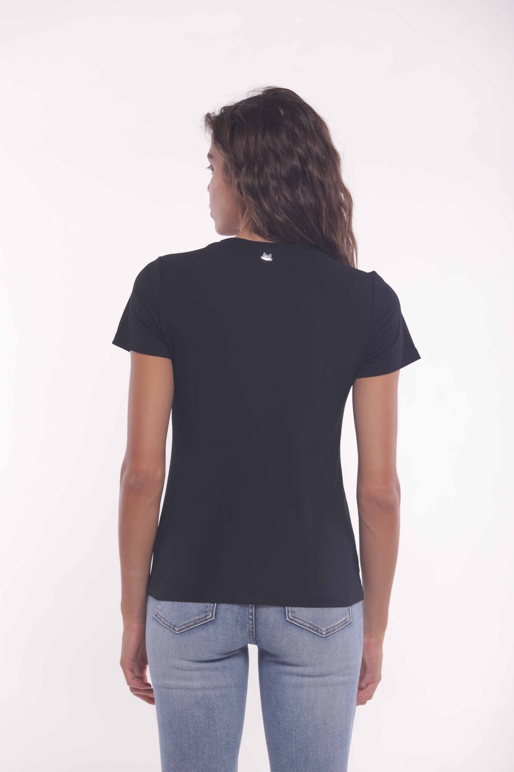 Minimua T-shirt Fierce & Sweet con Fiocco e Strass