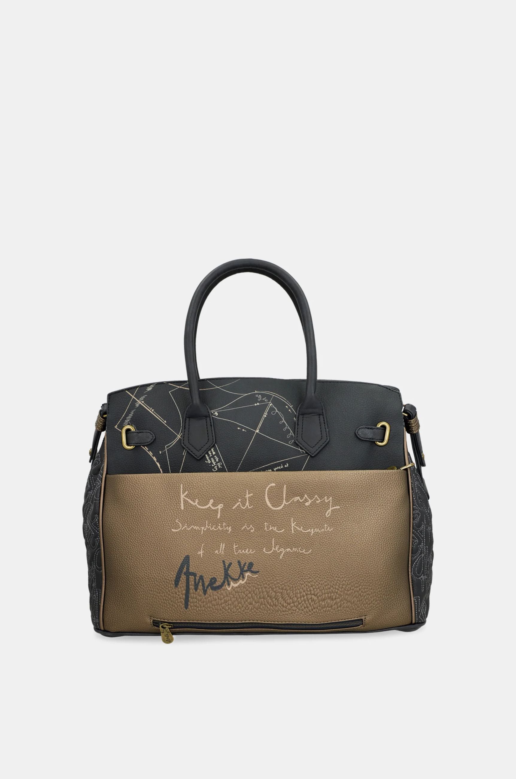Borsa a mano Anekke Contemporary grande con tracolla BLU TU | Giò Fashion