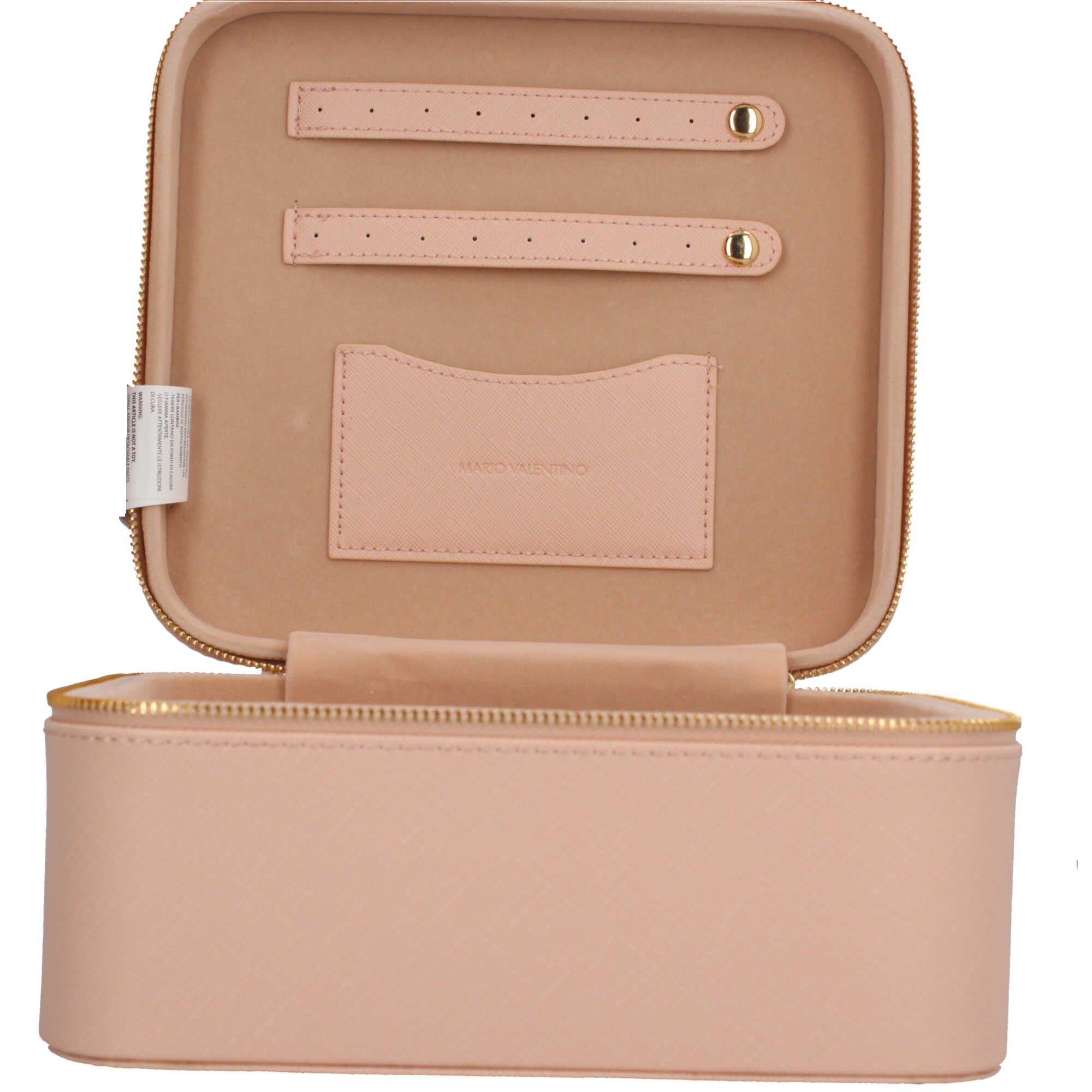 Valentino portagioie rigido in ecopelle con interno vellutato