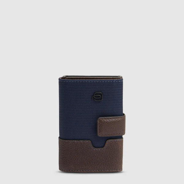 Portacarte Piquadro in pelle con protezione RFID