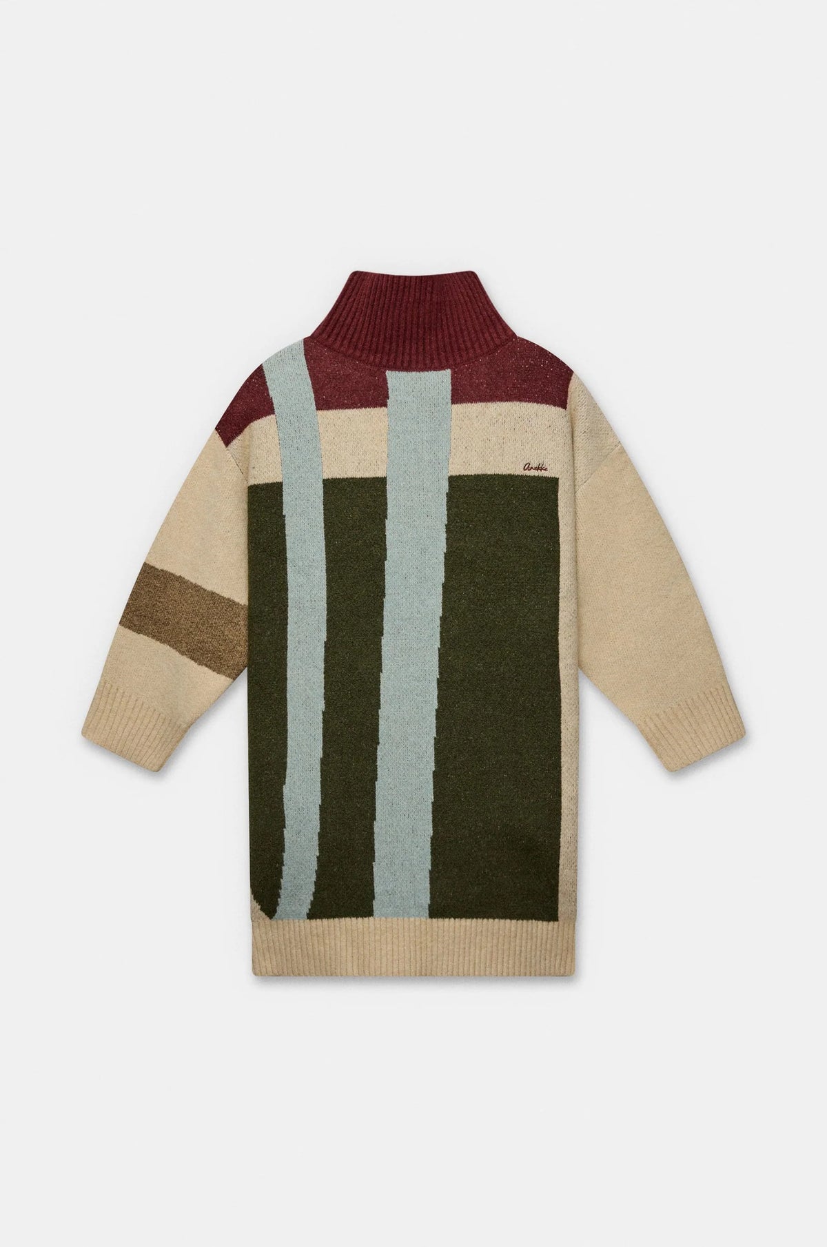 Abito Donna Anekke in Maglia con Design a Blocchi e Linea Contemporanea