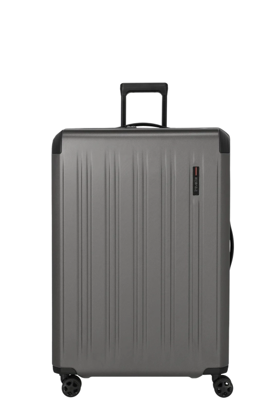 Trolley rigido grande Travelite con 4 ruote e chiusura TSA Grigio TU | Giò Fashion