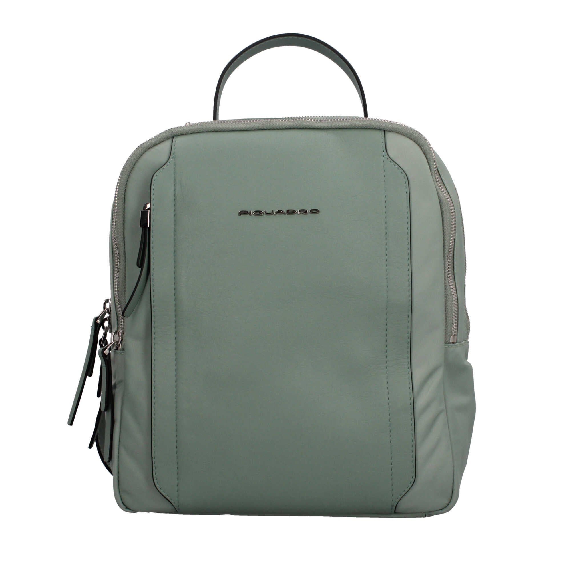 Piquadro zaino in pelle con scomparto per iPad Pro 12.9" e protezione RFID