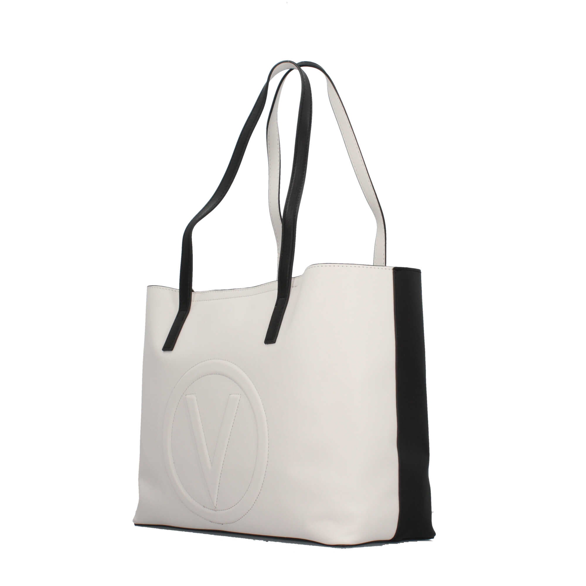 Borsa shopper Valentino con logo in rilievo e tracolla regolabile
