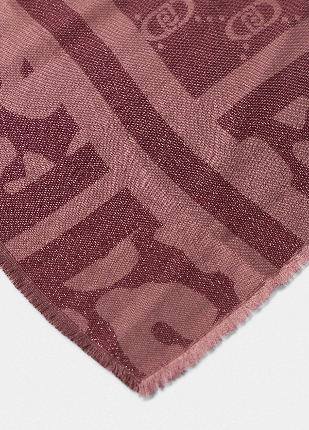 Liu Jo foulard jacquard con logo e motivo animalier
