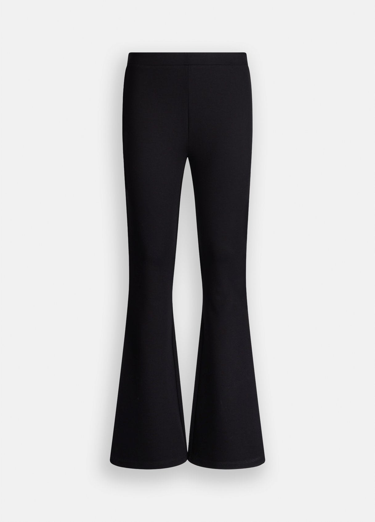 Liu Jo pantaloni svasati in tessuto stretch Nero L | Giò Fashion