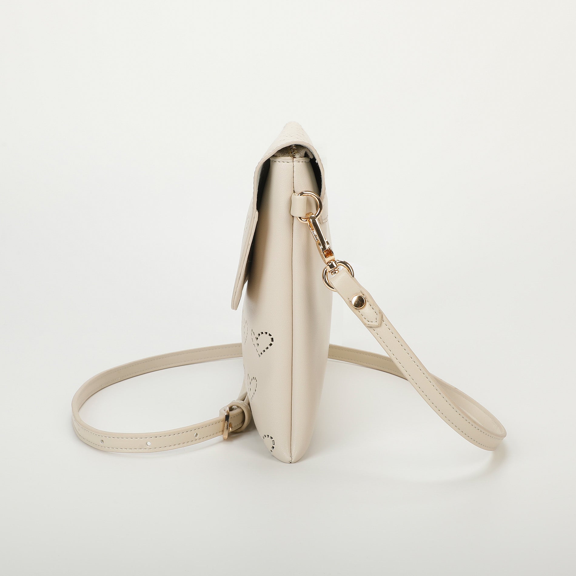 Mimi Mua borsa a tracolla con cuore traforato