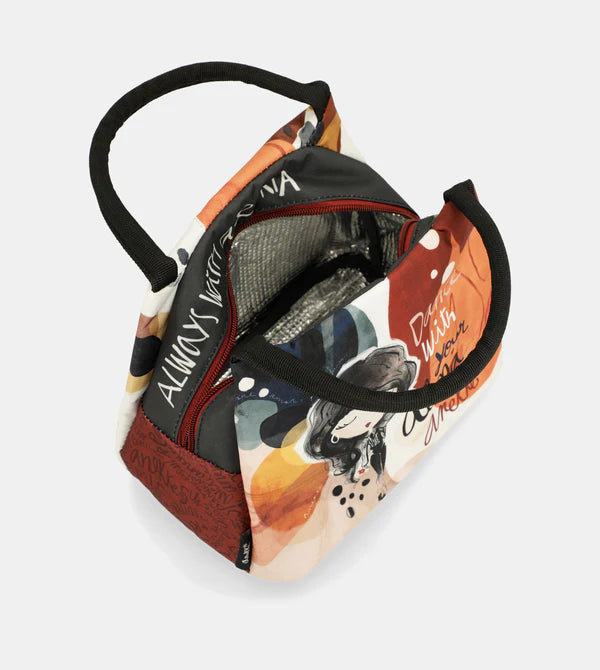 Borsa Anekke con stampa artistica e design moderno