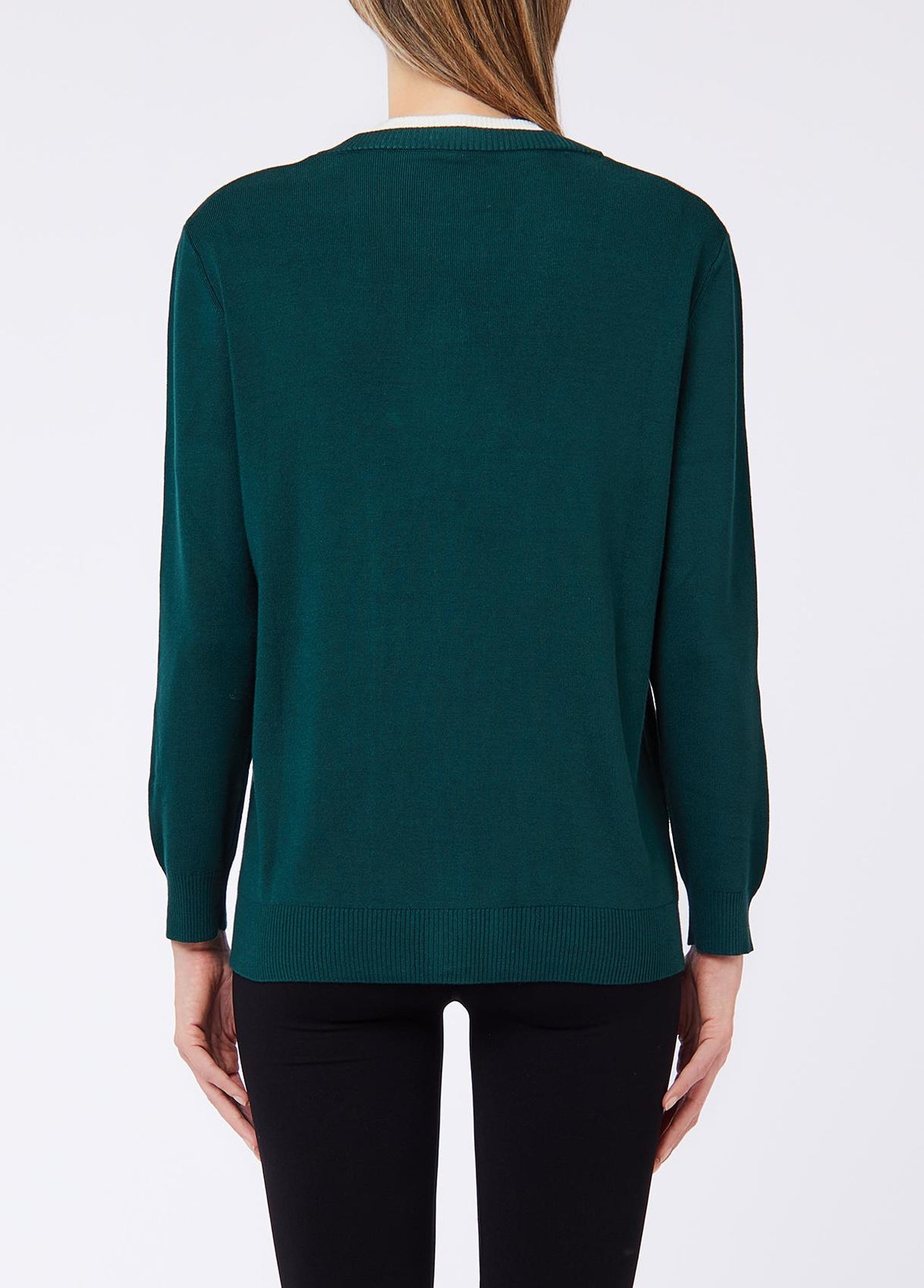 Liu Jo Cardigan Donna Aperto in Maglia con Tasche