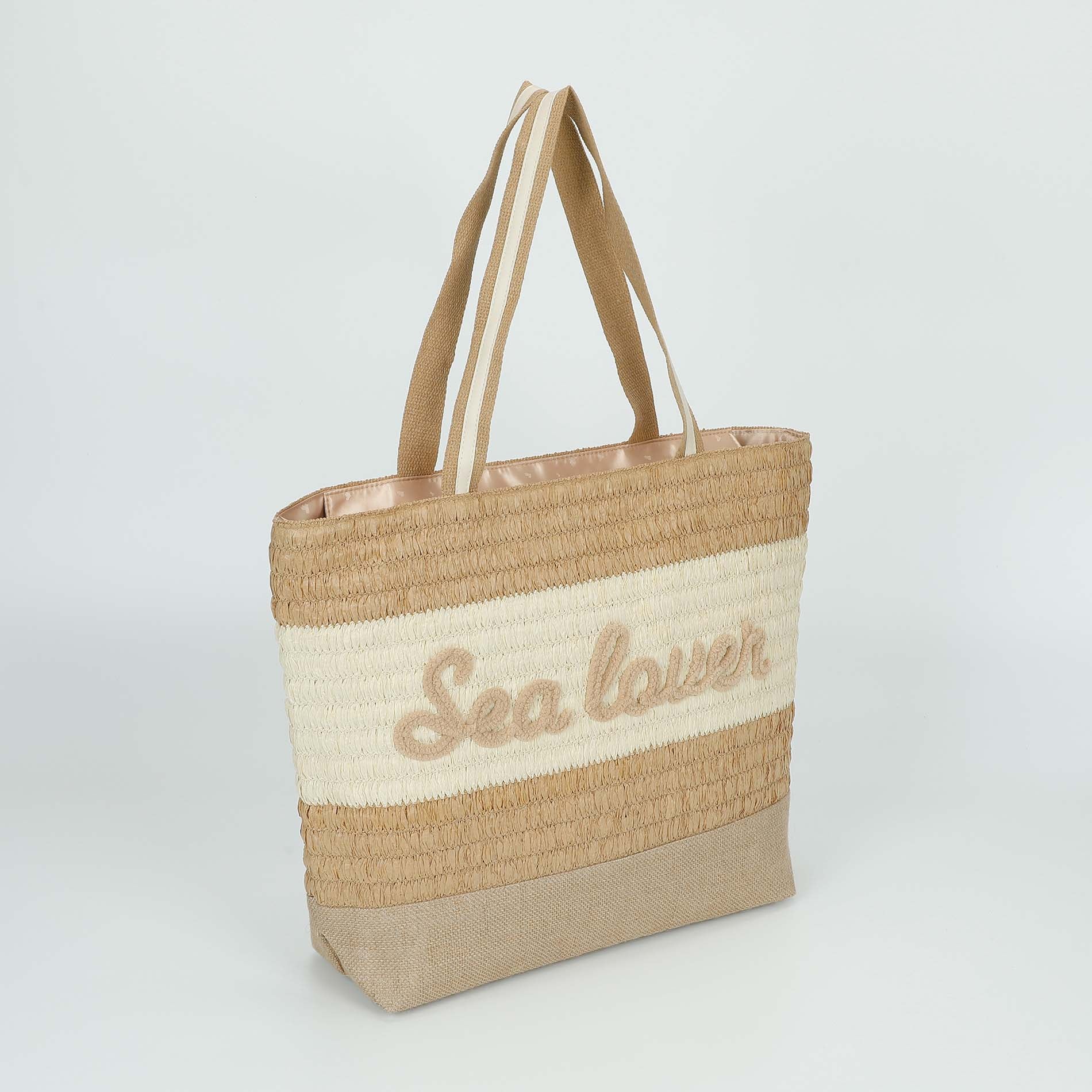 Mimi Mua borsa shopper Sea Lover in paglia